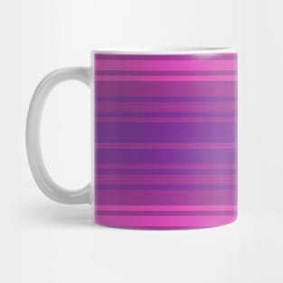 Gradient Pink and Purple Stripes Mug